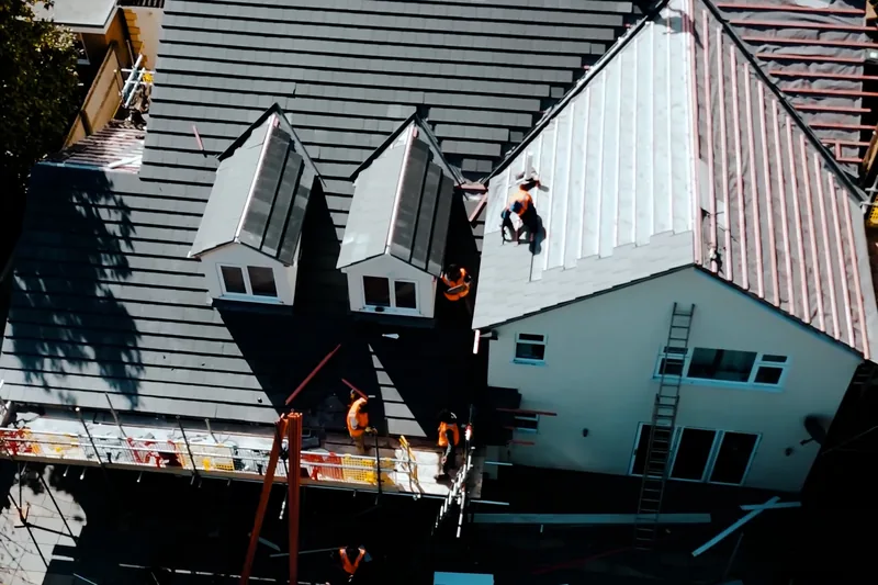 Roof replacement project in the Peterborough coverage area
