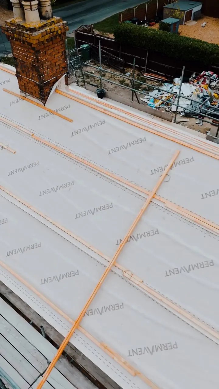 High-performance breathable membrane on the Downham Market re-roof