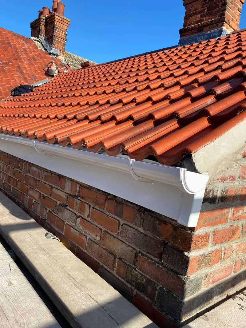 Finished fascias & guttering project with clean detailing