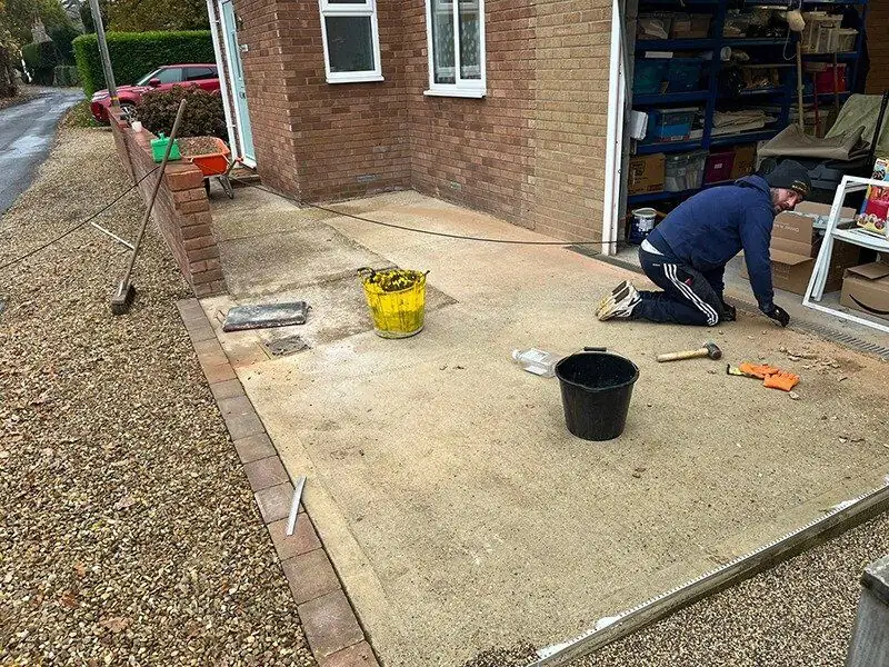 Driveway and surfacing work by Arkenstone Construction