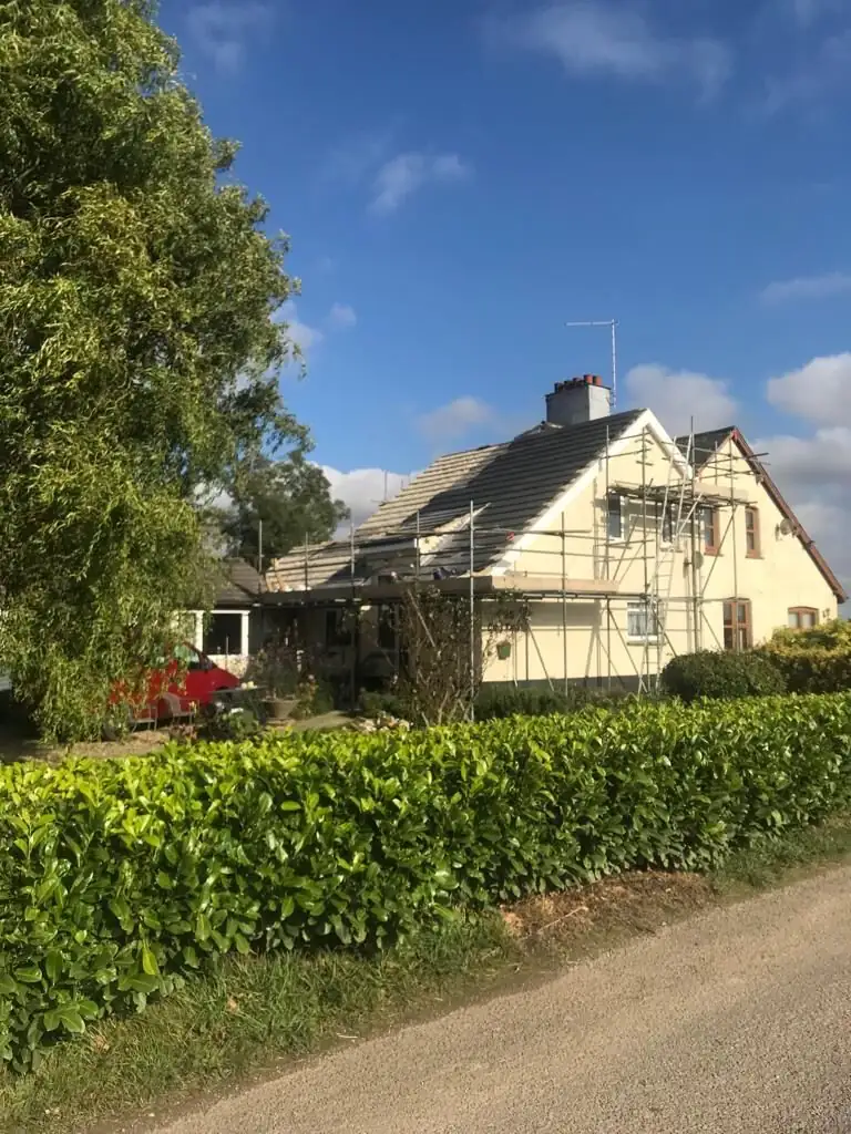 Roof replacement, finished result