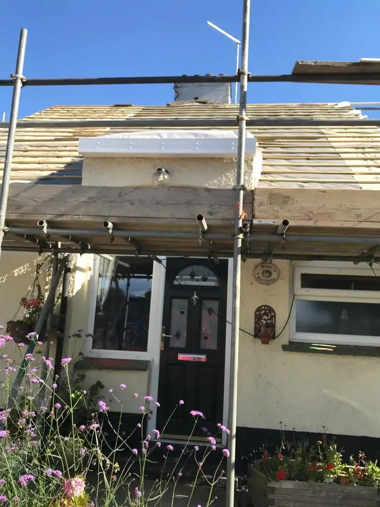 Roof replacement project in the Peterborough coverage area