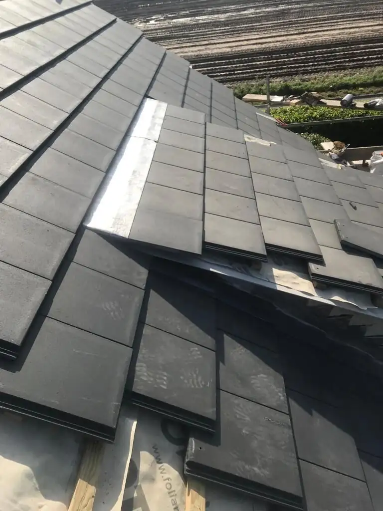 Finished chimney repairs project with clean detailing