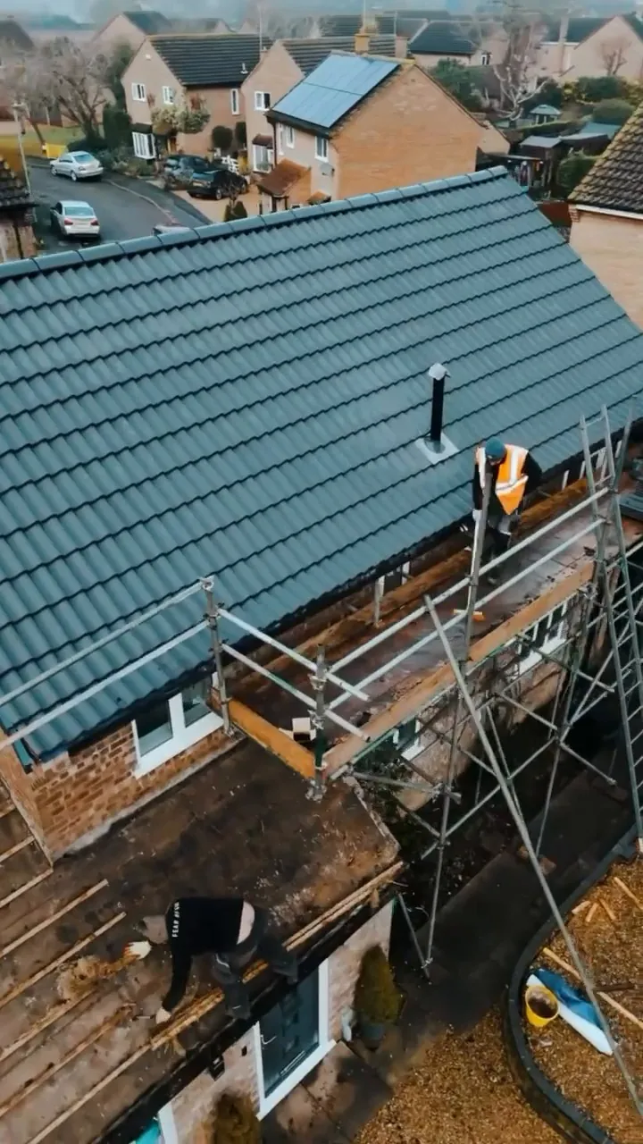 New tiles going on a Peterborough roof