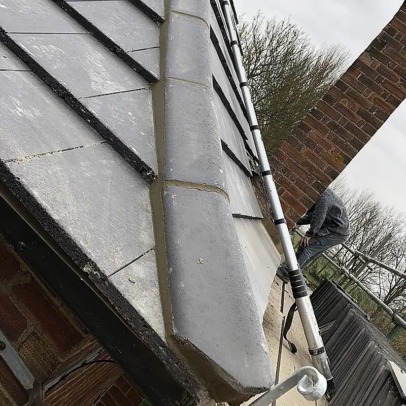 The same roof after full replacement by Arkenstone Construction