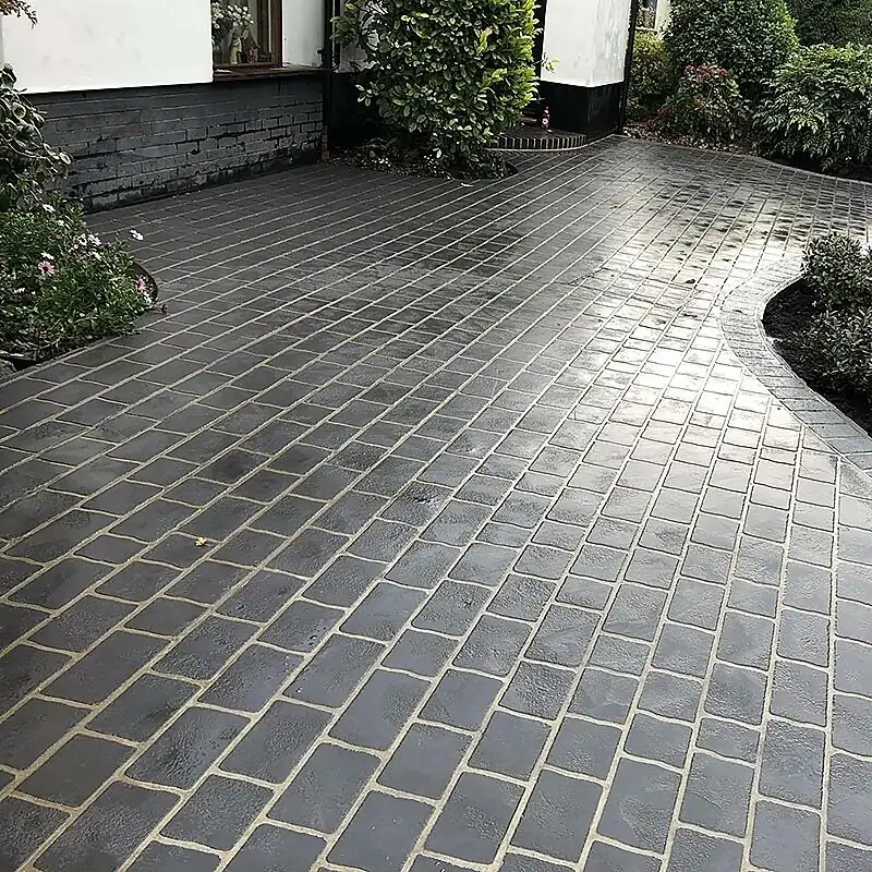 Patios & Garden Surfacing in progress by the Arkenstone team